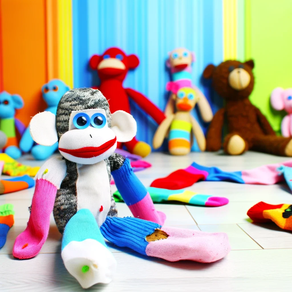 DIY Sock Crafts: stuffed animal