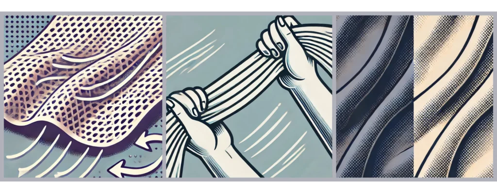 Different properties of fabric