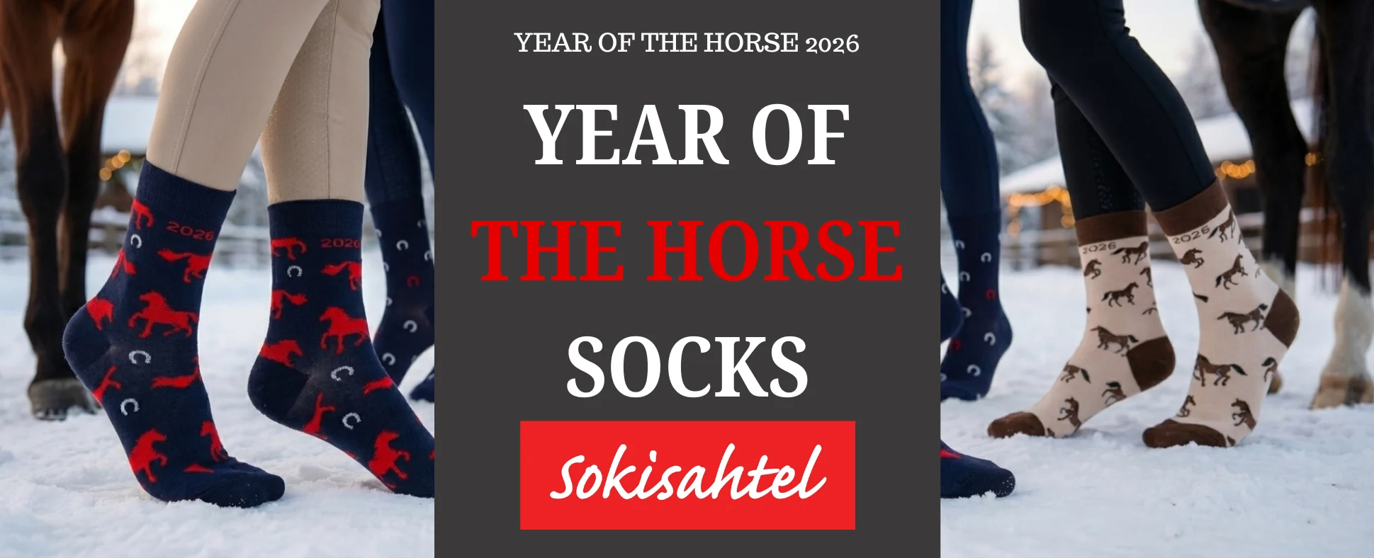 What Does 2026 Bring? Year of the Horse Socks Collection