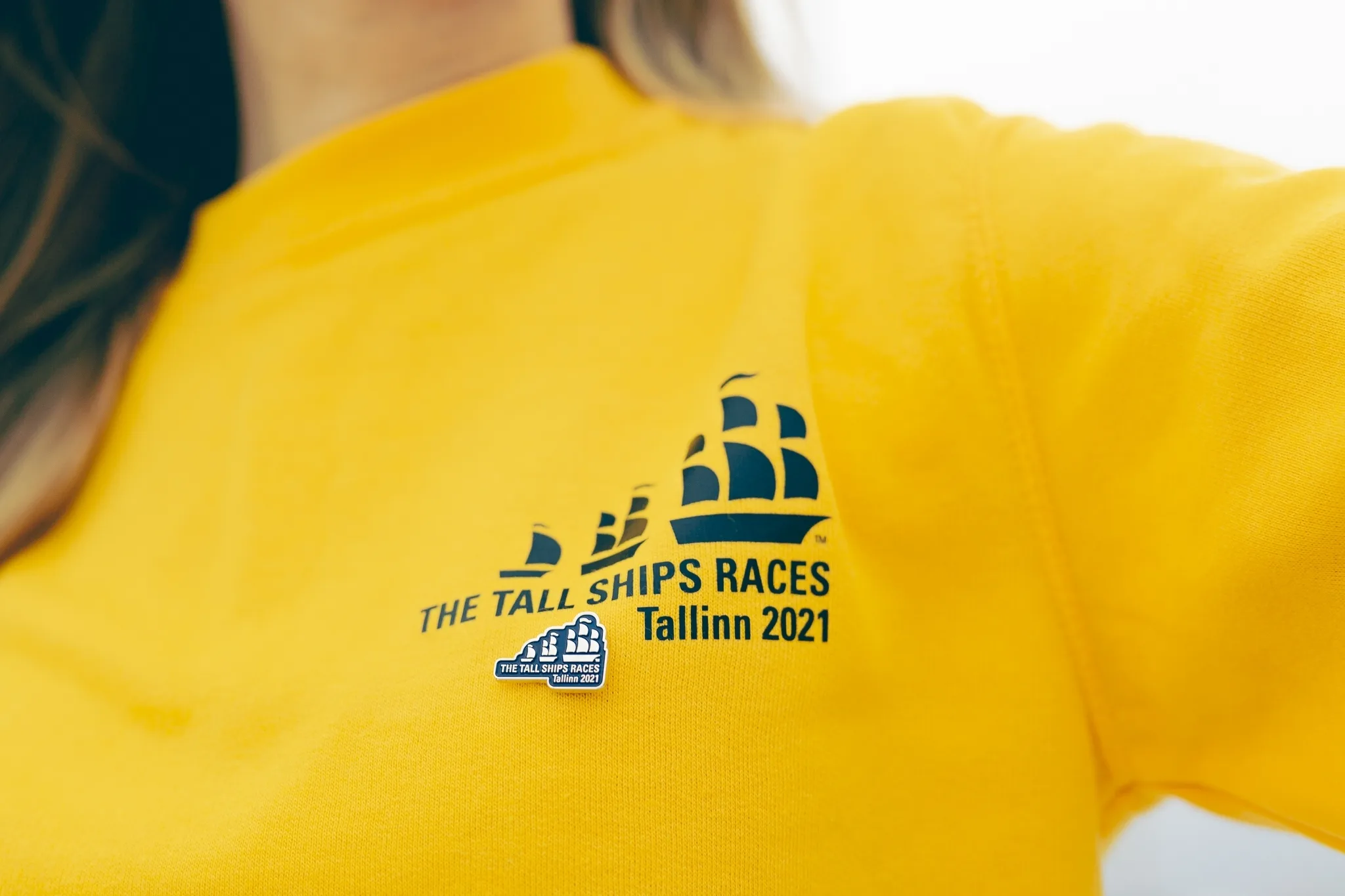 THE TALL SHIPS RACES 2021 sinine rinnamärk