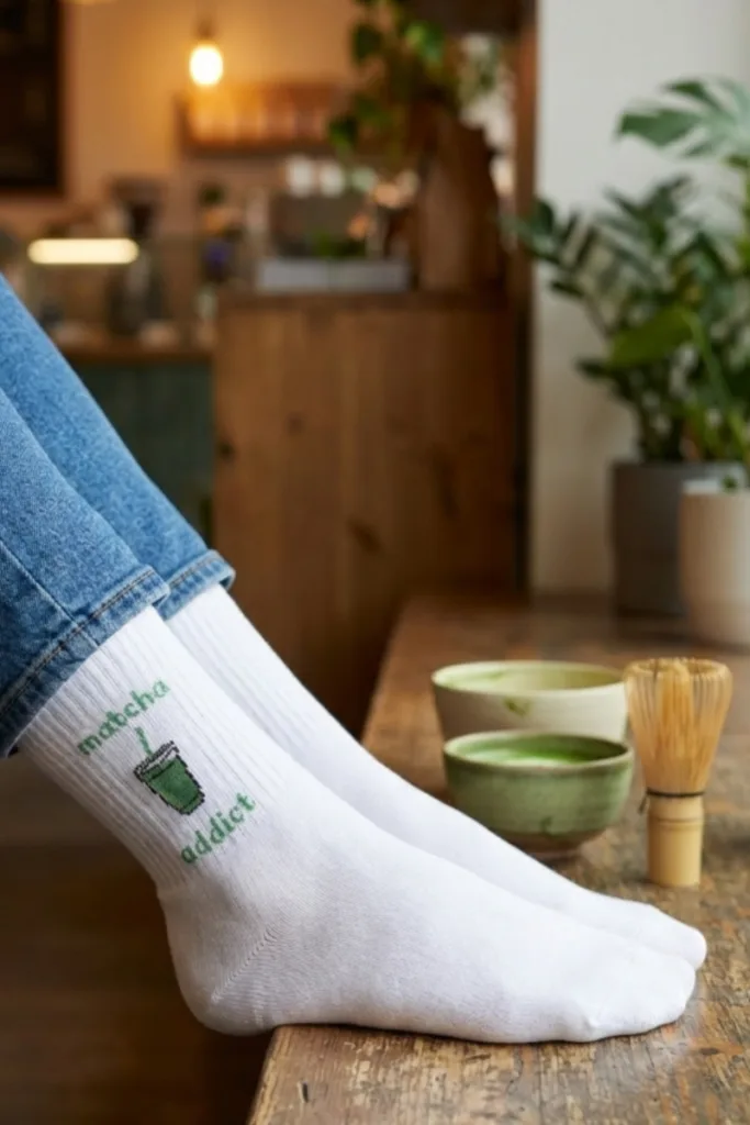 Matcha ADDICT puuvillased sokid
