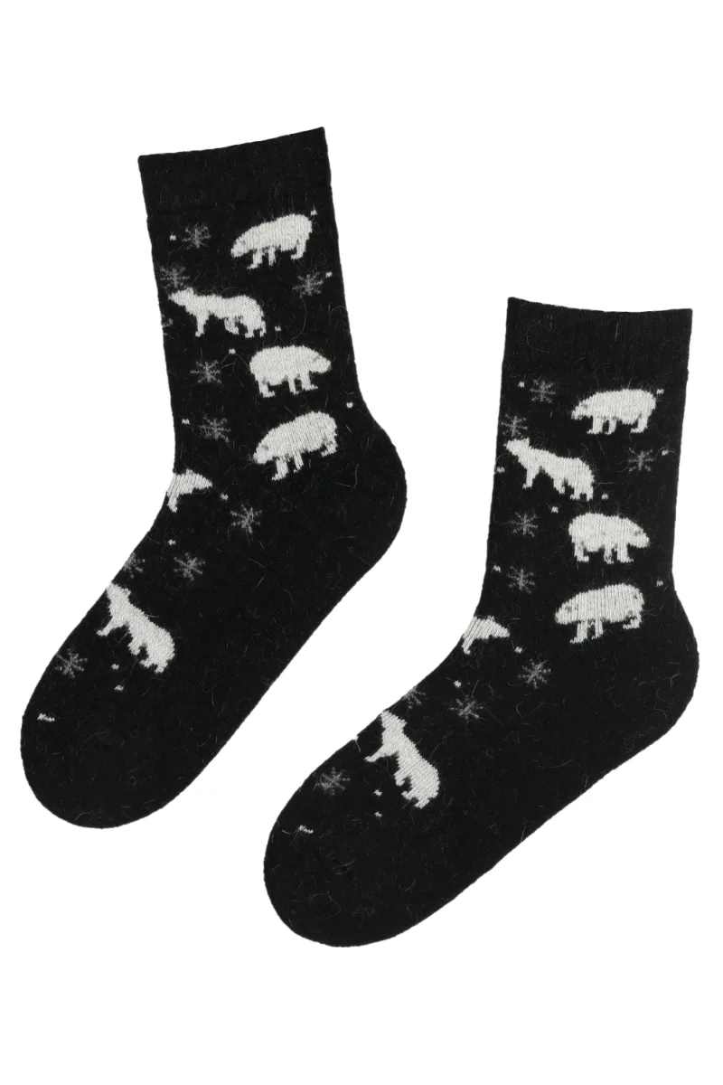 ARCTIC karudega musta värvi villased sokid