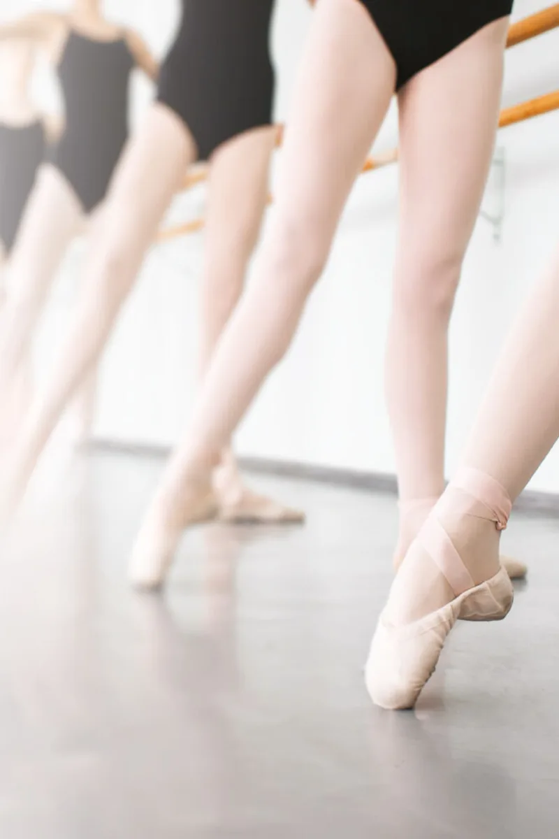 BALLET valged sukkpüksid lastele