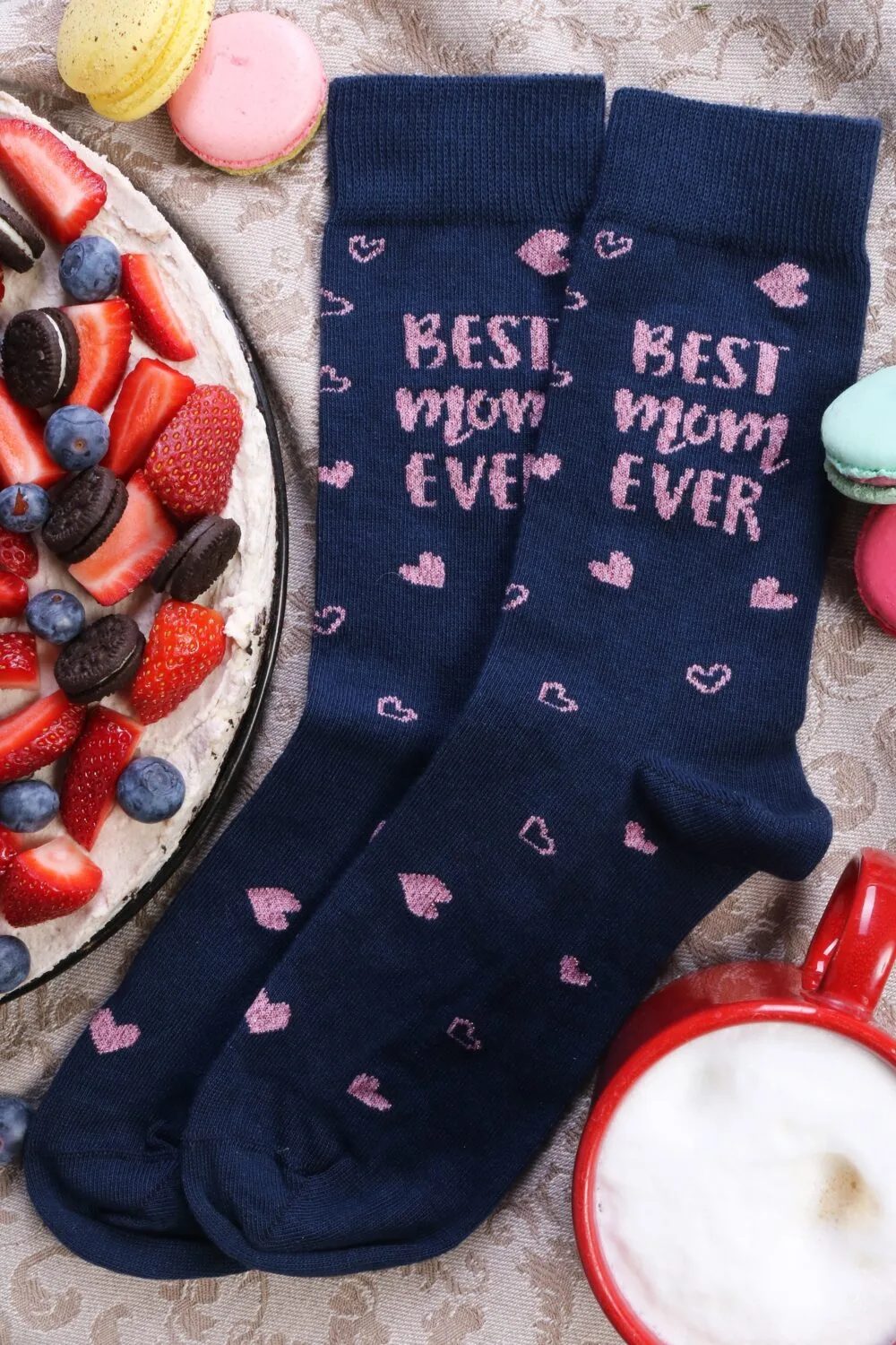 BEST MOM EVER puuvillased emadepäeva sokid
