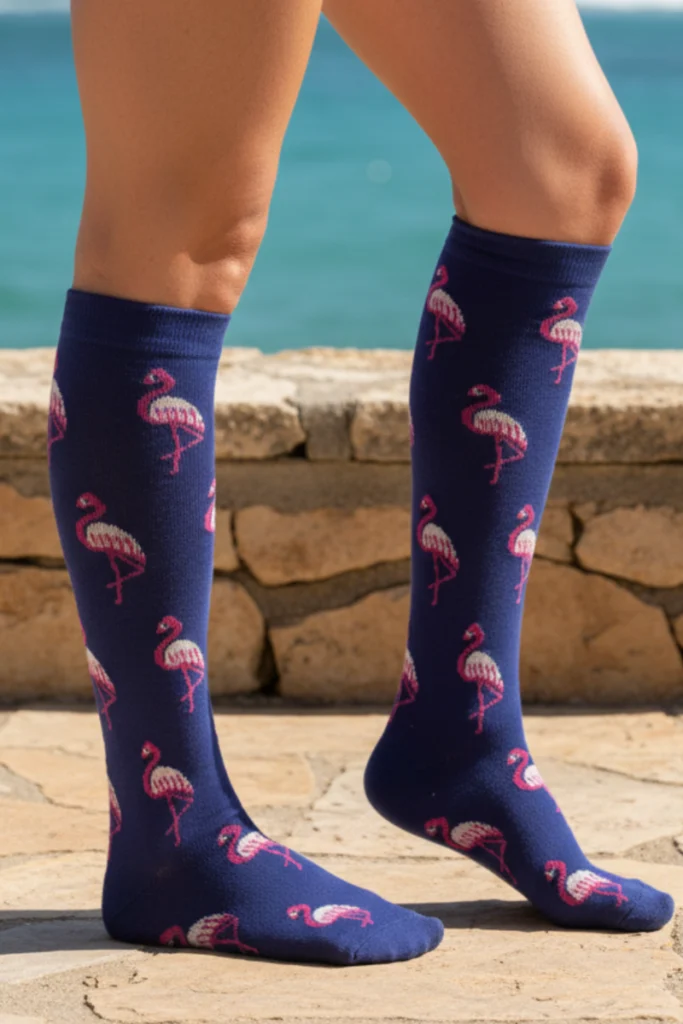 COMPRESSION flamingodega kompressioonpõlvikud