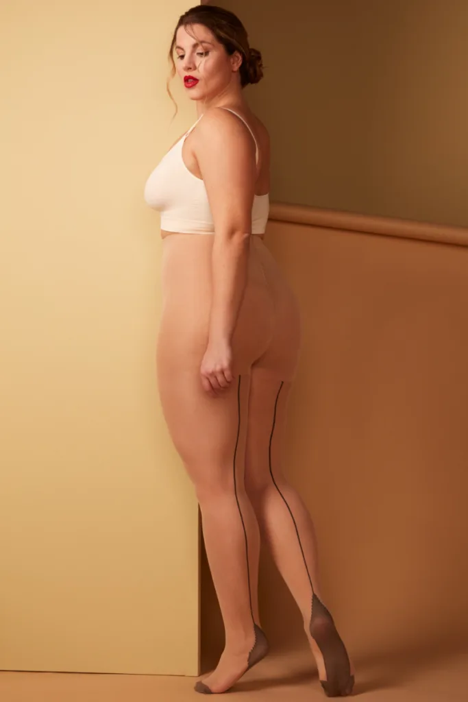 DIVA plus size beežid sukkpüksid