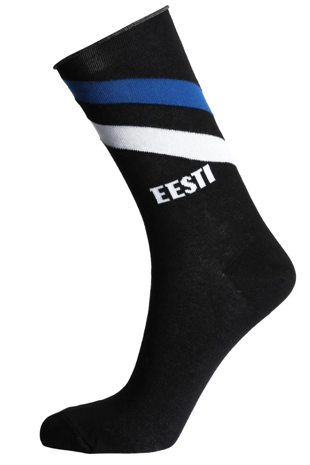 EESTIMAA musta värvi puuvillased sokid