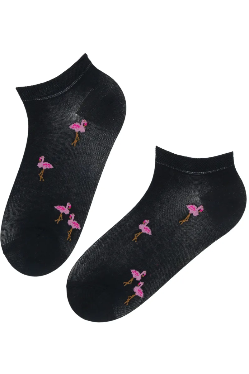 FLAMINGO musta värvi madalad sokid