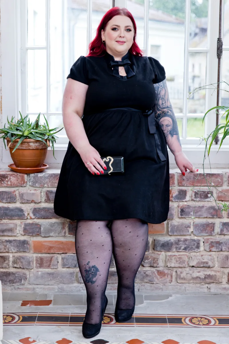 GODDESS plus size täpilised sukkpüksid