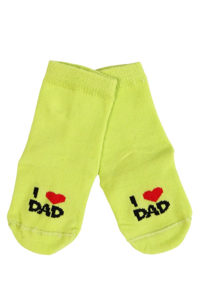I LOVE DAD helerohelised sokid beebidele