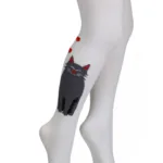 KITTY valged kassiga sukkpüksid lastele