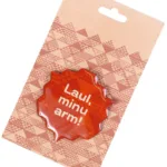 2019.a juubelipeo Laul MINU ARM nõelkinnitusega pruun metallist rinnamärk