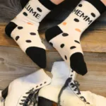 LUMEMEMM valged meriinovillased sokid
