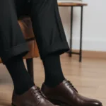 MARLON musta värvi viskoosist sokid