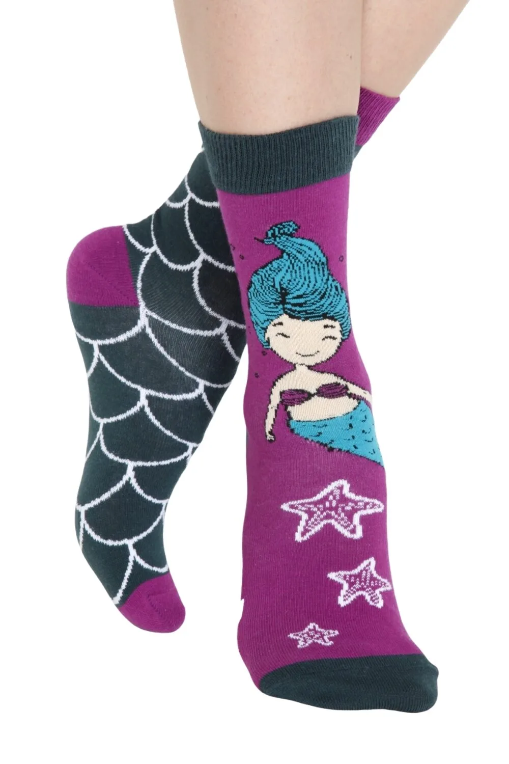 MERMAID puuvillased sokid naistele