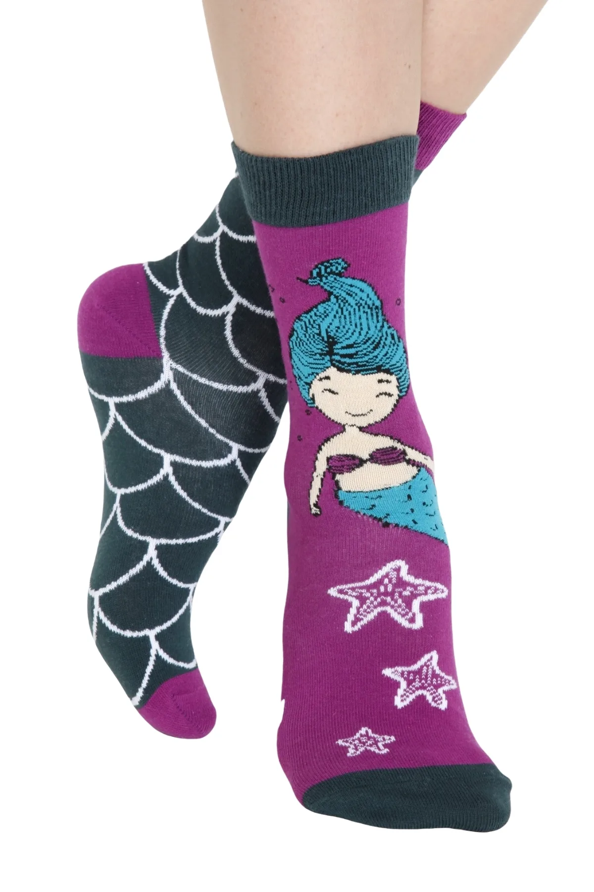 MERMAID puuvillased sokid naistele
