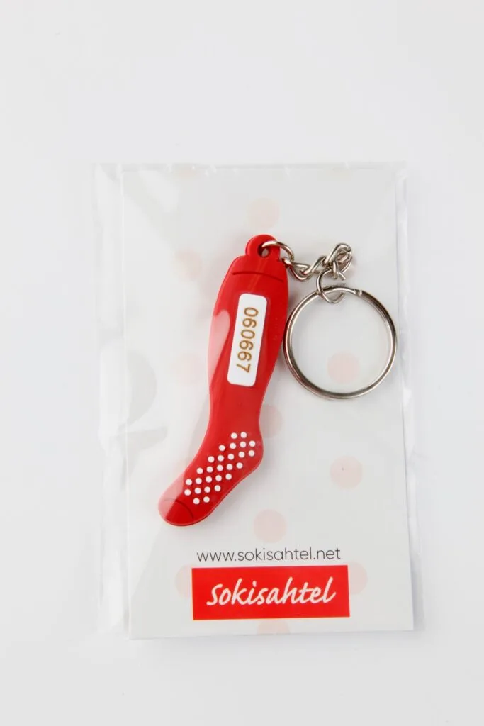 Sokisahtli KLIENDIKAART võtmehoidja