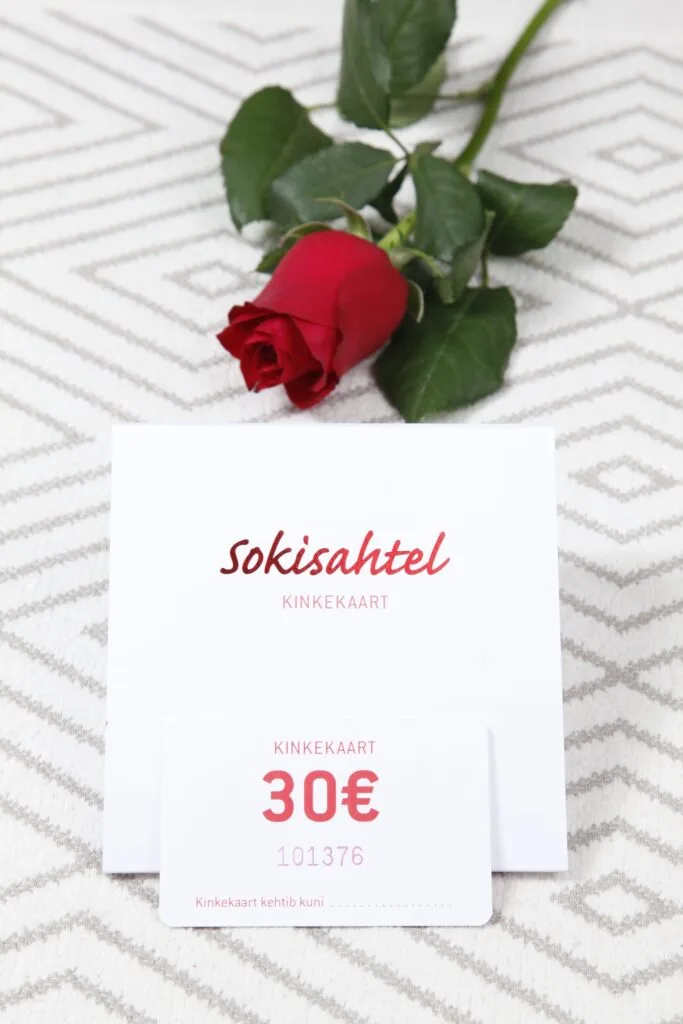Sokisahtli KINKEKAART 30€