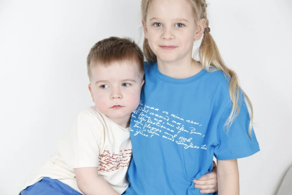 2019.a juubelipeo MINU ARM sinine t-särk lastele