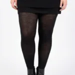 MILANA plus size mustad meriinovillased sukkpüksid