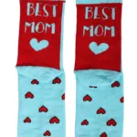 BEST MOM puuvillased emadepäeva sokid karudega MOMMY