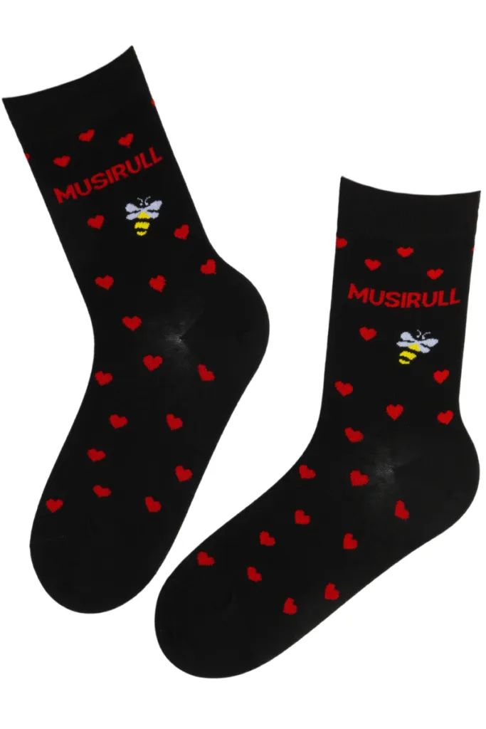 MUSIRULL südametega puuvillased sokid
