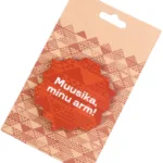 2019.a juubelipeo Muusika MINU ARM nõelkinnitusega pruun puidust rinnamärk