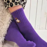 NAIMA lillad puuvillased karuga sokid lastele