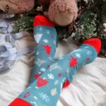 NICOLAS kuuskedega puuvillased sokid