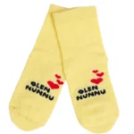 NUNNU kollased puuvillased sokid beebidele