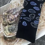 OYSTER musta värvi puuvillased sokid