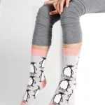 PINGU puuvillased pingviini mustriga sokid lastele