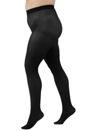 GLOW plus size 50 DEN musta värvi sukkpüksid