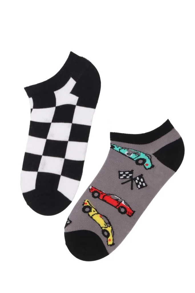 Короткие хлопковые носки RACECAR