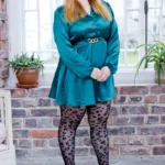 ROYAL plus size musta värvi leopardimustrilised sukkpüksid
