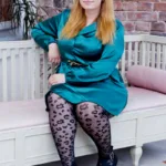 ROYAL plus size musta värvi leopardimustrilised sukkpüksid