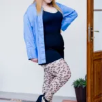 ROYAL plus size beežid leopardimustrilised sukkpüksid