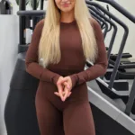SARA pruunid lühikesed biker-püksid
