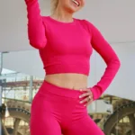 SARA roosa lühike trennipluus