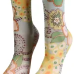 Sarah Borghi EDDA õhukesed printmustriga sokid