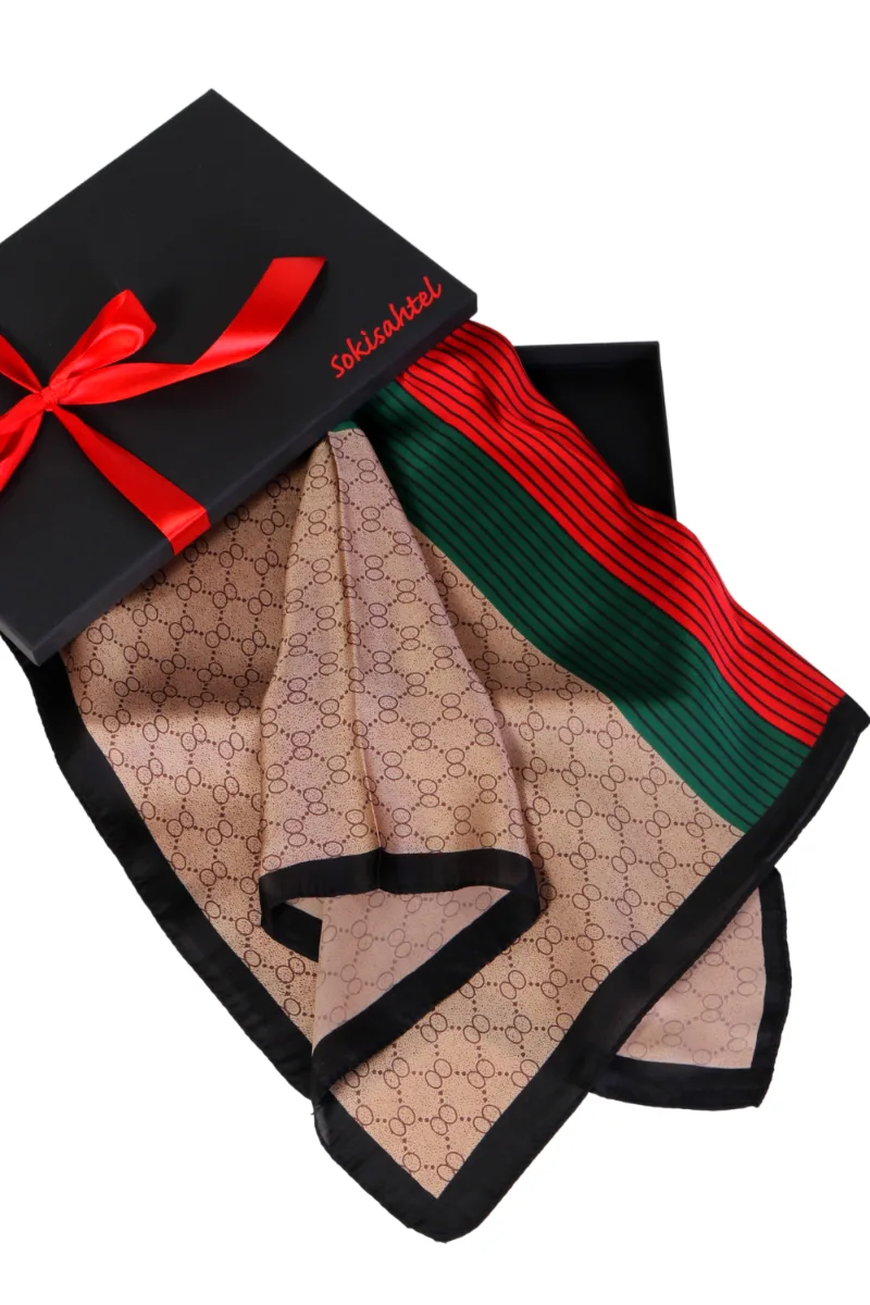SCARF pruun kirju kaelarätik