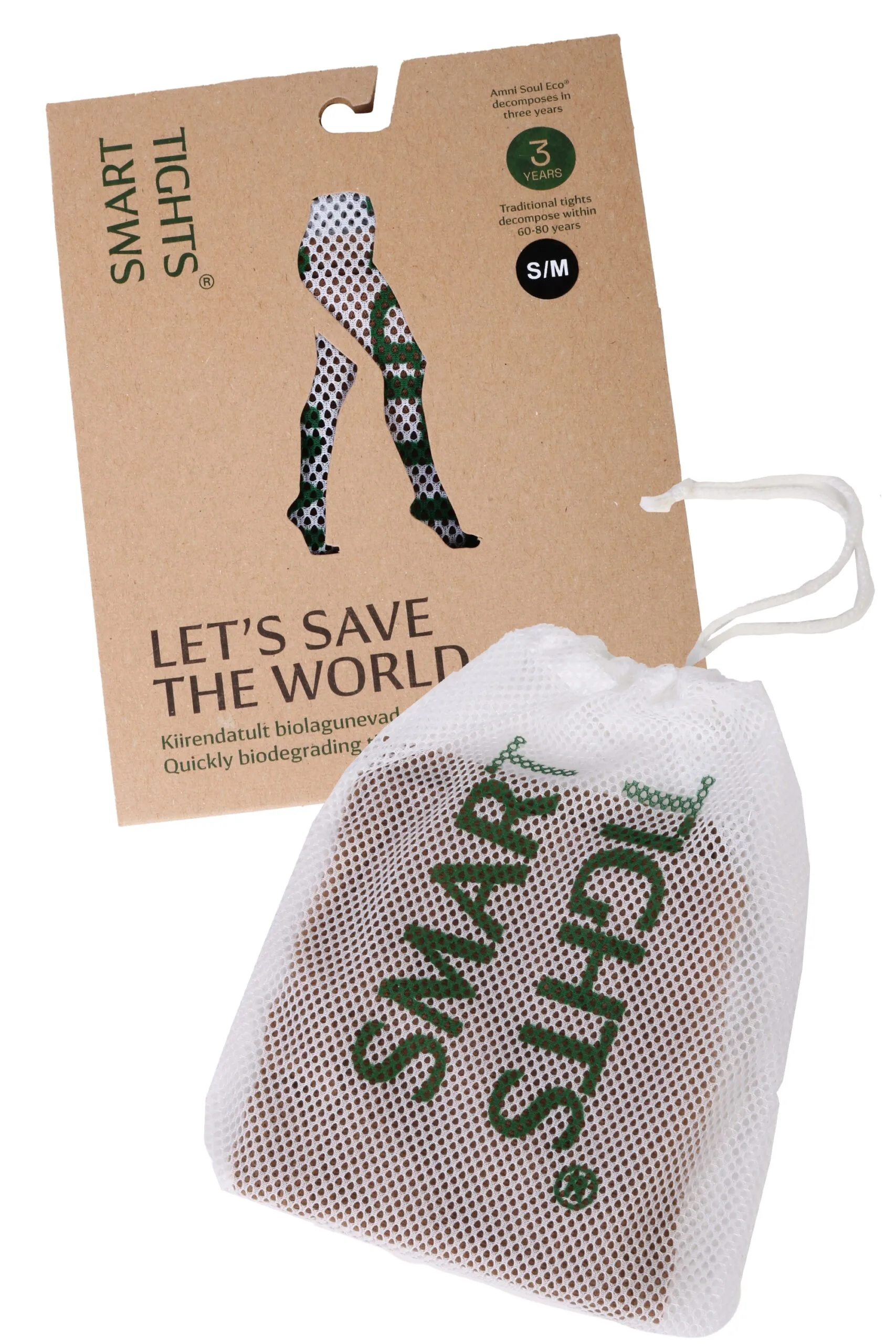SMART TIGHTS musta värvi 30 DEN kiirendatult biolagunevad sukkpüksid