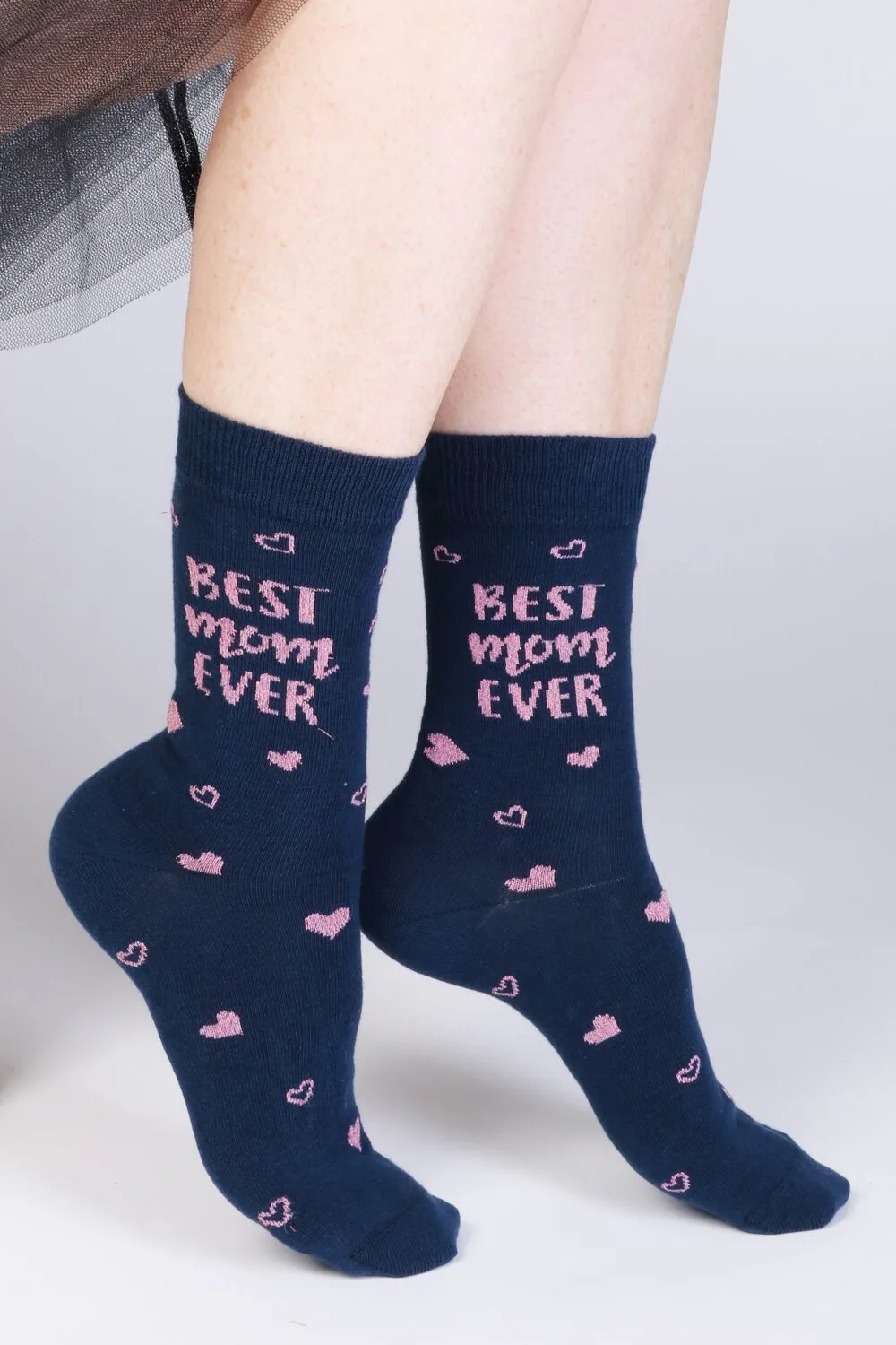 BEST MOM EVER puuvillased emadepäeva sokid