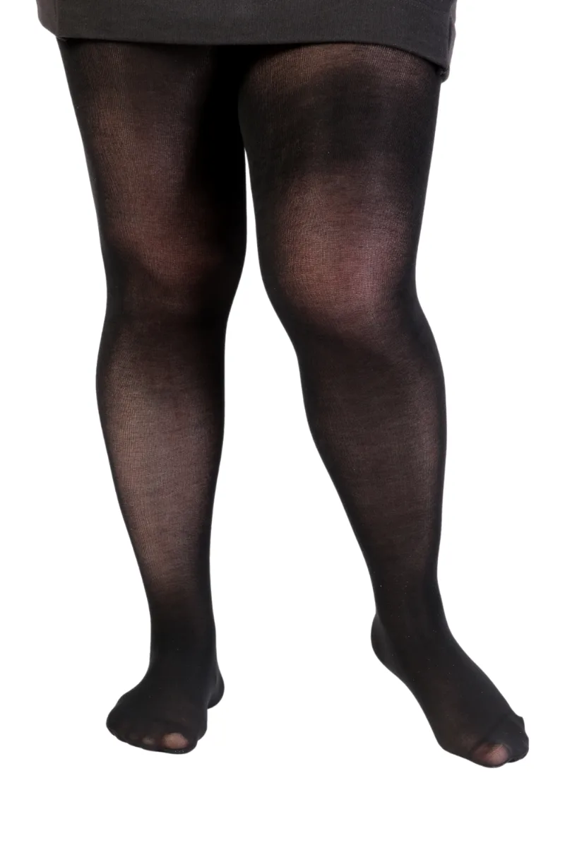 BARBARA plus size mustad viskoosist sukkpüksid naistele