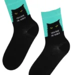 CATS RULE THE WORLD rohelise äärega kassisokid