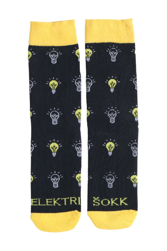ELEKTRIŠOKK lambipirnidega puuvillased sokid