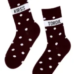 KIRSS TORDIL kirsipunased puuvillased sokid
