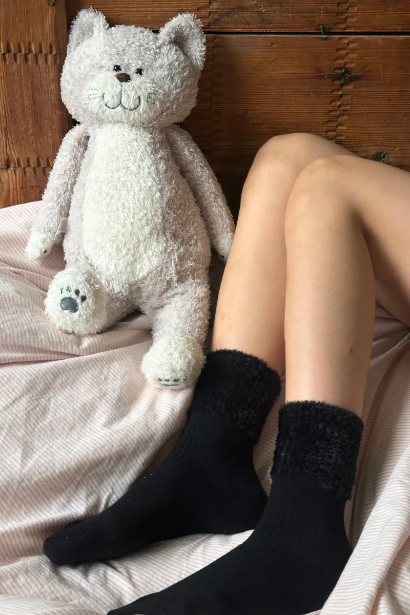 MARIBEL musta värvi soojad sokid