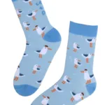 SEAGULL helesinised puuvillased sokid