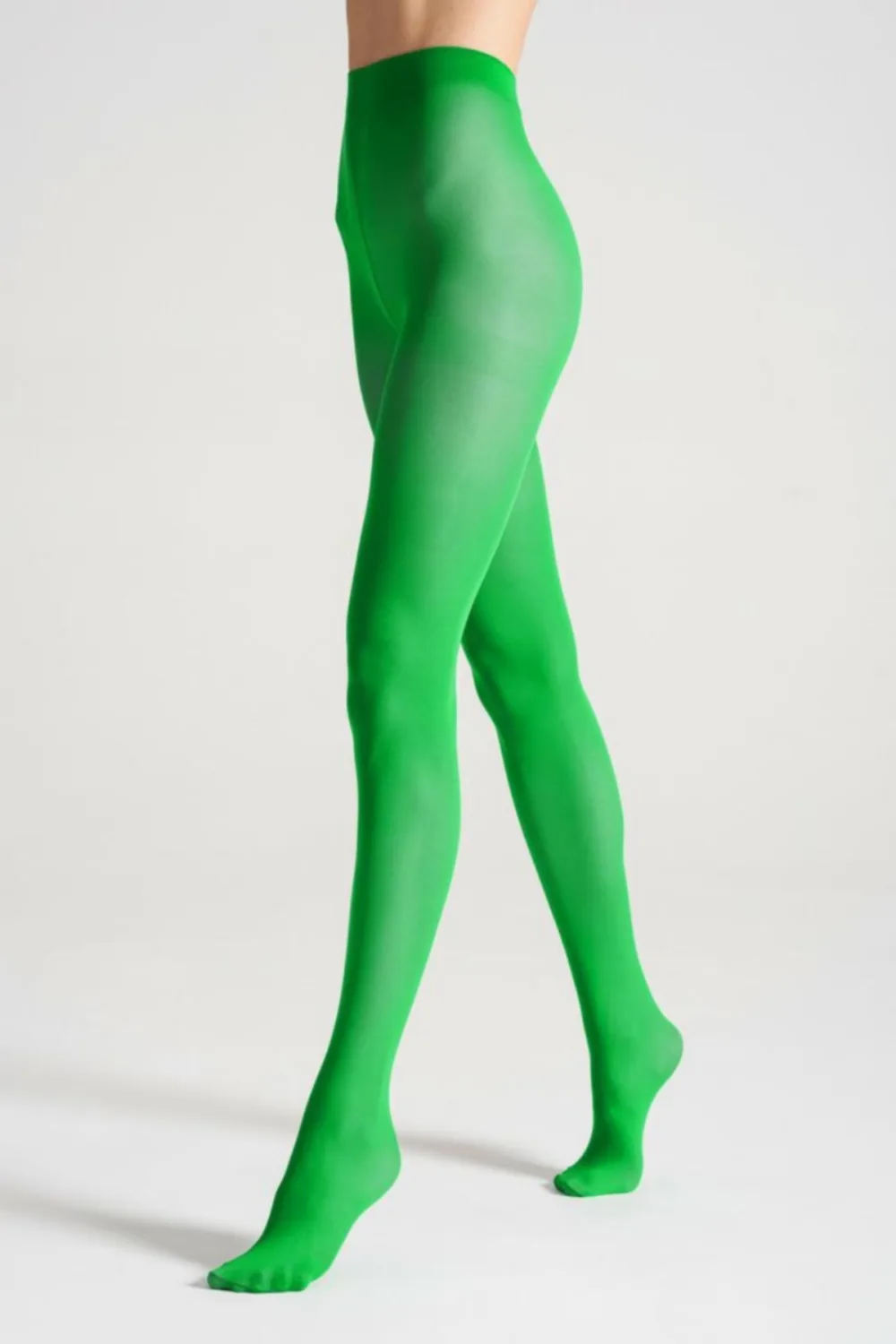 STIINA ELECTRIC GREEN 40DEN rohelised sukkpüksid
